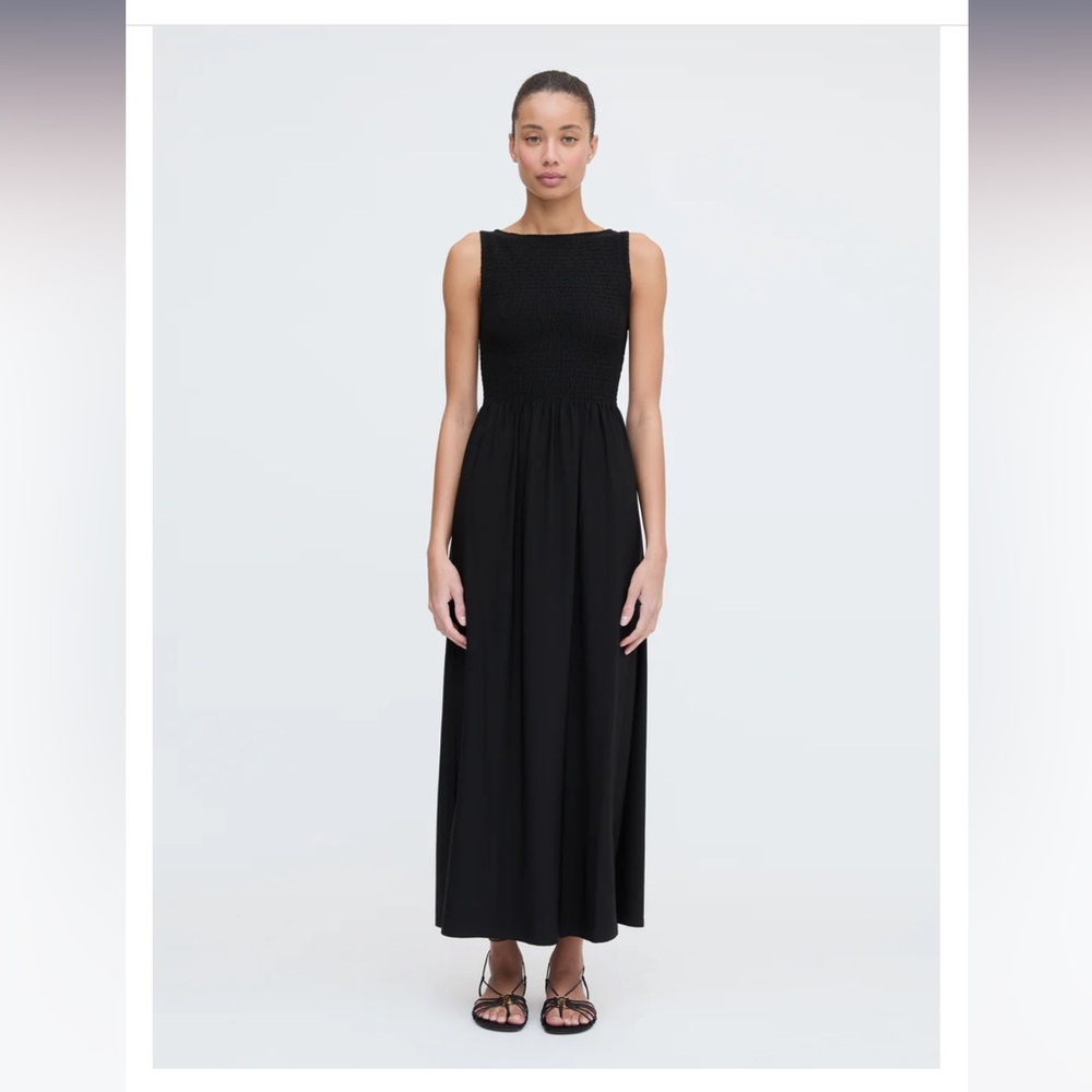 Hill House Home Cosima Nap Dress in Black Jersey size Small